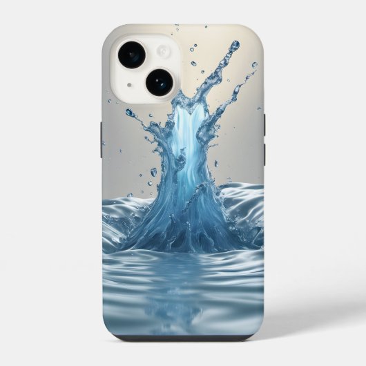 Coque Pour iPhone 14 Eau 3-D (Verso)