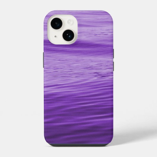 Coque Pour iPhone 14 Eau Violette (Verso)