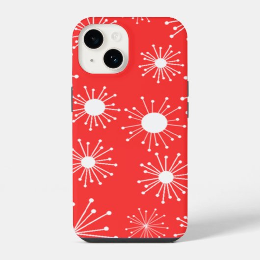Coque Pour iPhone 14 Éclats Rétro (Verso)