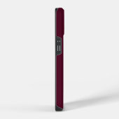 Coque Pour iPhone 14 Écriture Bourgogne | Monogramme Moderne Élégant (Côté droit)