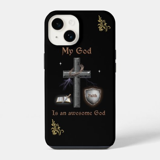 Coque Pour iPhone 14 Écriture Sainte (Verso)