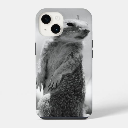 Coque Pour iPhone 14 Écureuil (Verso)