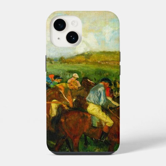 Coque Pour iPhone 14 Edgar Degas Équitation (Verso)
