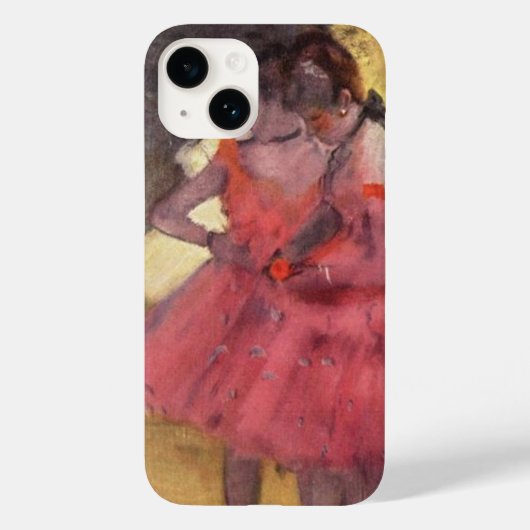 Coque Pour iPhone 14 Edgar Degas Le coque iphone Des Danseurs Roses (Verso)