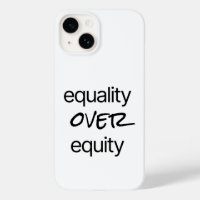 Égalité par rapport à l'équité coque iphone