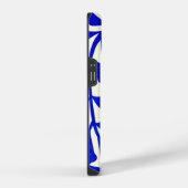 Coque Pour iPhone 14 Élégance Indigo (Côté droit)