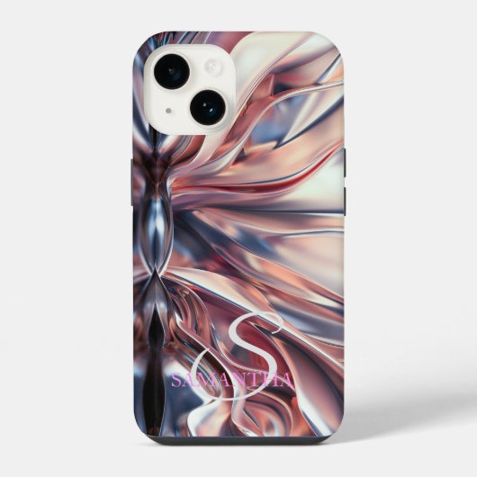 Coque Pour iPhone 14 Élégant Abstrait Froid (Verso)