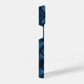 Coque Pour iPhone 14 Elégant bleu abstrait (Côté droit)