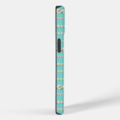 Coque Pour iPhone 14 Élégant Coque iPhone Colliers Turquoise & Perle (Verso / Droite)
