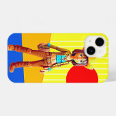 Coque Pour iPhone 14 Elégant dans le Far West (Verso Horizontal)