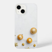 Coque Pour iPhone 14 Elegant Gold And White Marble (Verso)