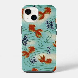Coque Pour iPhone 14 Elégant Japonais Washi Origami Koi Goldfish