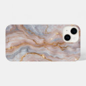 Coque Pour iPhone 14 Elegant Marble iPhone14 Case with Gold Veins  (Verso Horizontal)