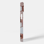 Coque Pour iPhone 14 Élégant Rose Gold Geometry iPhone 16 Plus Coque (Verso / Droite)
