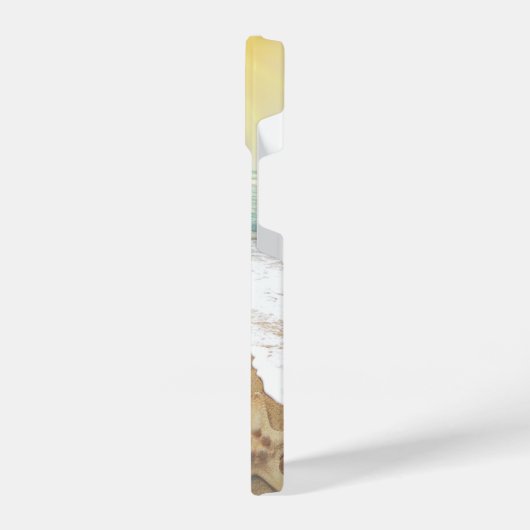 Coque Pour iPhone 14 Elégant Soleil Et Plage Blue Ocean (Côté gauche)