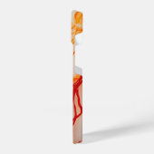 Coque Pour iPhone 14 Elegant White & Gold Marble Pattern (Côté gauche)