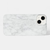 Coque Pour iPhone 14 Elegant White Marble (Verso Horizontal)