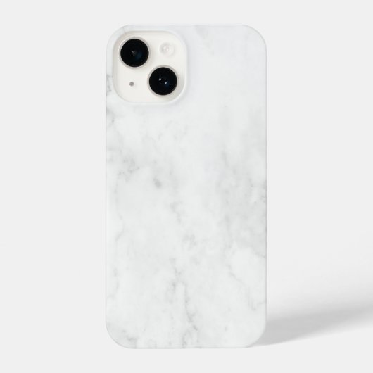 Coque Pour iPhone 14 Elegant White Marble (Verso)