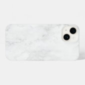 Coque Pour iPhone 14 Elegant White Marble (Verso Horizontal)