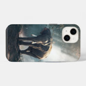 Coque Pour iPhone 14 éléphant (Verso Horizontal)