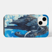Coque Pour iPhone 14 🐘 Éléphant céleste (Verso Horizontal)