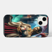 Coque Pour iPhone 14 Elfe avec oeuf de dragon (Verso Horizontal)
