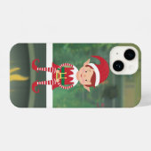 Coque Pour iPhone 14 Elfe de Noël sur Shelf iPhone / coque ipad (Verso Horizontal)
