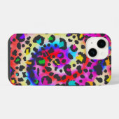 Coque Pour iPhone 14 empreinte de léopard dynamique (Verso Horizontal)