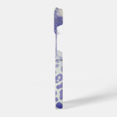 Coque Pour iPhone 14 Empreinte de léopard Parties scintillant bleue (Côté gauche)