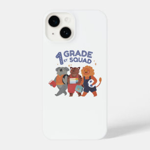 Coque Pour iPhone 14 Escouade de 1re année Cute Animal Design