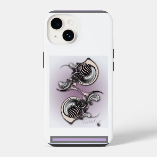 Coque Pour iPhone 14 " Essentialist Creation", Apple iPhone 14 Coque (Verso)