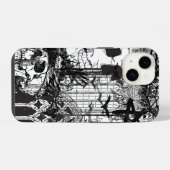 Coque Pour iPhone 14 Esthétique Grunge (Verso Horizontal)