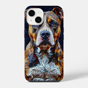Coque Pour iPhone 14 Esthétique Pitbull Américain Animal Amoureux de Co