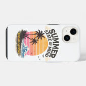 Coque Pour iPhone 14 État d'esprit d'été Vintage (Verso Horizontal)