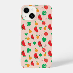 Coque Pour iPhone 14 Été Pinky Fruit iPhone 14 Coque