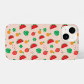 Coque Pour iPhone 14 Été Pinky Fruit iPhone 14 Coque (Verso Horizontal)