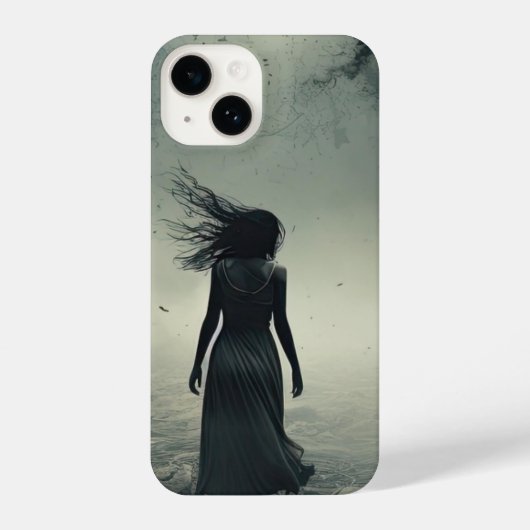 Coque Pour iPhone 14 Ethereal Ghosts Woman Téléphone Case (Verso)