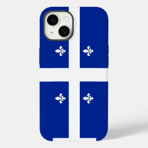 Coque Pour iPhone 14 Étui Apple patriotique Case-Mate, drapeau du Québe