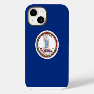 Coque Pour iPhone 14 Étui Case-Mate Apple 14 Drapeau de Virginie