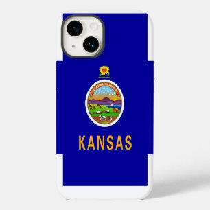 Coque Pour iPhone 14 Étui Case-Mate pour iPhone 14 avec drapeau du Kans