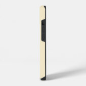 Coque Pour iPhone 14 Étui crème moderne minimal élégant monogramme init (Côté gauche)