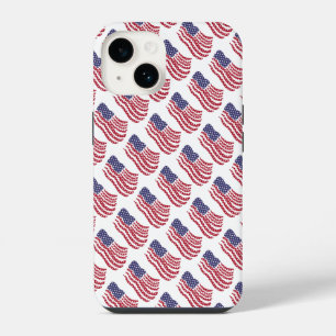 Coque Pour iPhone 14 Étui de conception de drapeau bleu blanc rouge Cas