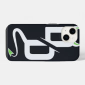 Coque Pour iPhone 14 Étui de téléphone à monogramme Devious Development (Verso Horizontal)
