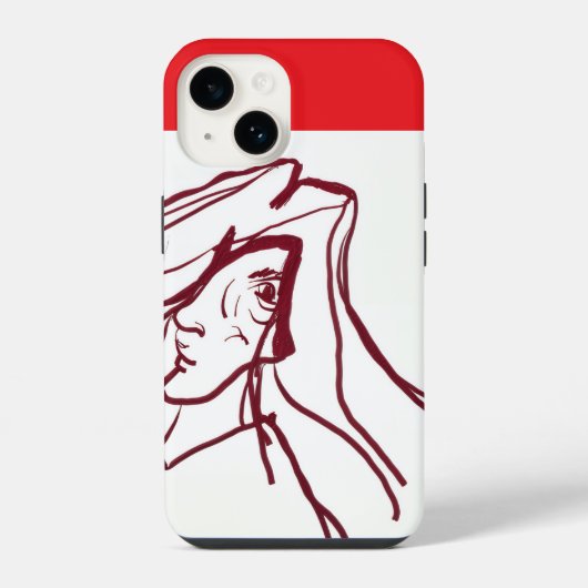 Coque Pour iPhone 14 Étui de téléphone à peinture rupestre (Verso)