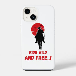 Coque Pour iPhone 14 Étui de téléphone de cheval à monter épatant