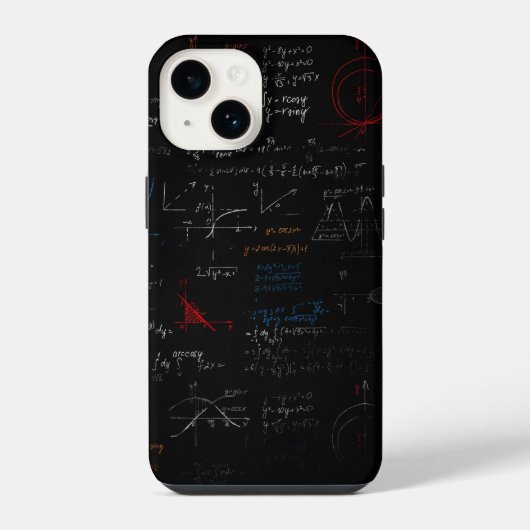 Coque Pour iPhone 14 Étui de téléphone Math (Verso)