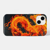 Coque Pour iPhone 14 Étui dragon de feu (Verso Horizontal)