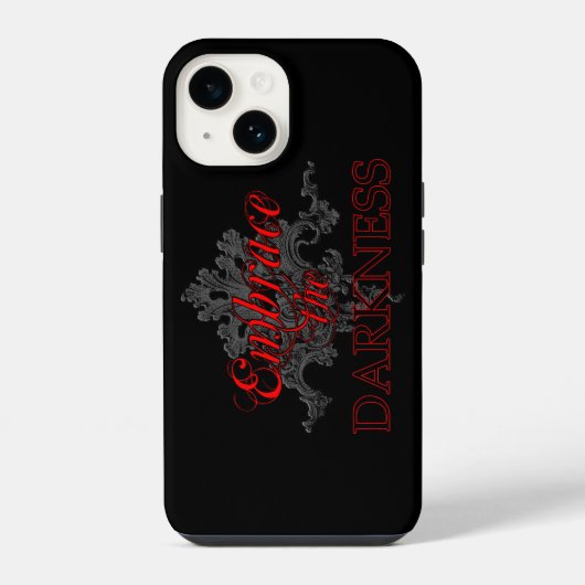 Coque Pour iPhone 14 Étui Embrassez les Ténèbres Case-Mate pour iPhone (Verso)
