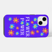Coque Pour iPhone 14 Étui Fleur Power Fun Case-Mate pour iPhone (Verso Horizontal)