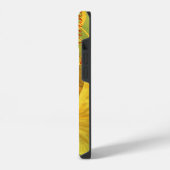 Coque Pour iPhone 14 Étui floral iris jaune nommé (Côté gauche)